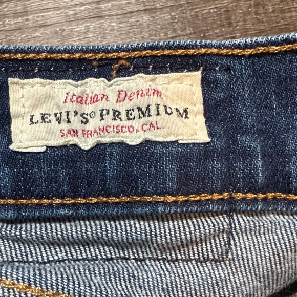 Levi's “Rare Red Tag”Dark Blue Ankle Jeans - Picture 10 of 15